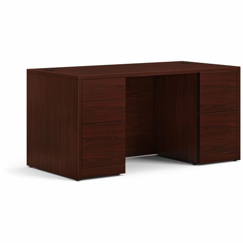 HON HON105892NN 10500 Series Mahogany Laminate Office Desking
