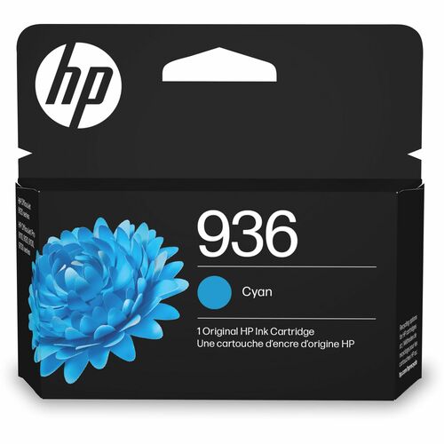 HP HEW4S6U9LN 936 Original Inkjet Ink Cartridge - Cyan - 1 Each