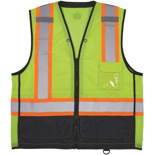 Ergodyne EGO23033 8251HDZ-BK 2-Tone Hi-Vis Safety Vests