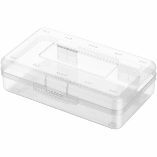 Business Source BSN49272 Carrying Case Pencil, Writing Utensils, Supplies - Clear