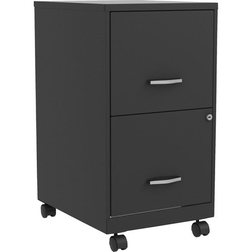 NuSparc NPRVF218AMBK Mobile File Cabinet