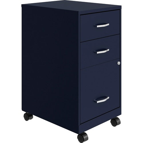 NuSparc NPRVF318CMNY 3-Drawer Organizer Metal File Cabinet