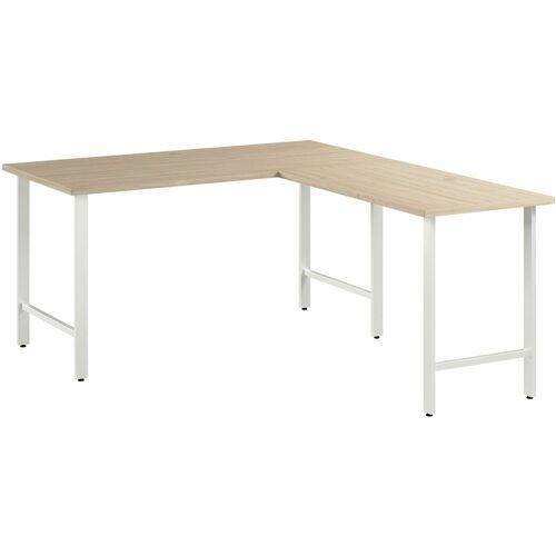 Bush Business Furniture BSHHUS003NE Hustle 60W x 30D L Shaped Computer Desk with Metal Legs