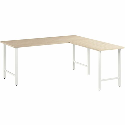Bush Business Furniture BSHHUS001NE Hustle 72W x 30D L Shaped Computer Desk with Metal Legs