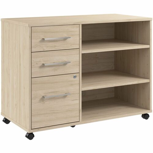 Bush Business Furniture BSHHUF140NE Hustle Office Storage Cabinet with Wheels