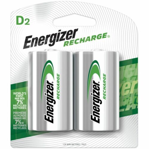Energizer EVENH50BP2 Recharge Universal Rechargeable D Batteries