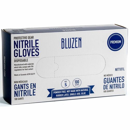 Remcoda RMLNIT103S Extra-Strength Nitrile Gloves