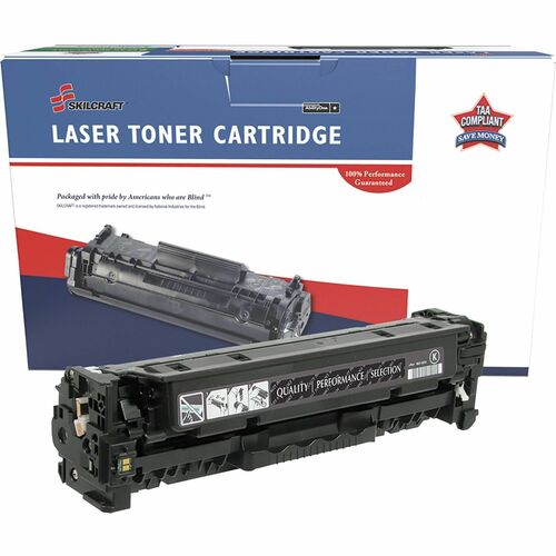 SKILCRAFT® NSN6962686 Remanufactured Laser Toner Cartridge 305A, CE410A, CE413A, CE411A, CE412A, CE410X, 305X - Black - 1 Each