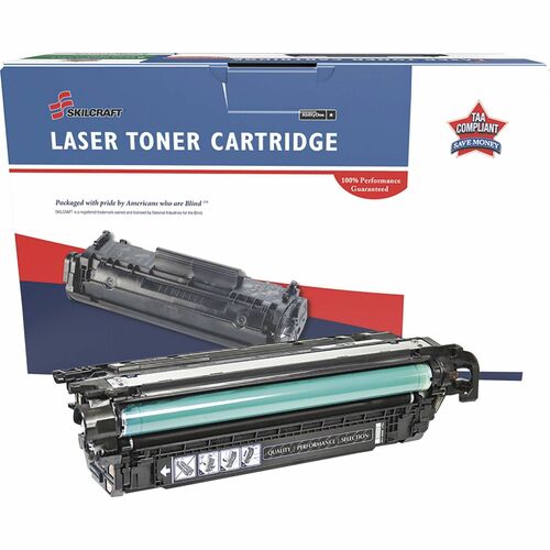 SKILCRAFT® NSN6961585 Remanufactured High/Standard Yield Laser Toner Cartridge 646X, 646A - Black - 1 Each