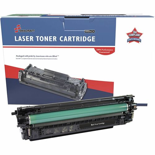 SKILCRAFT® NSN6961570 Remanufactured Laser Toner Cartridge 655A - Black - 1 Each