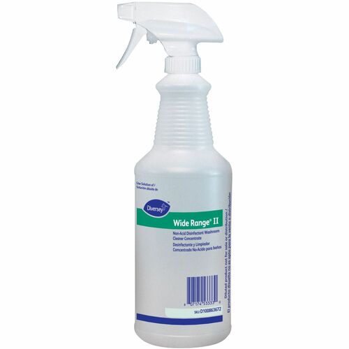 Diversey DVOD100863672 Wide Range II Non-Acid Disinfectant Washroom Cleaner