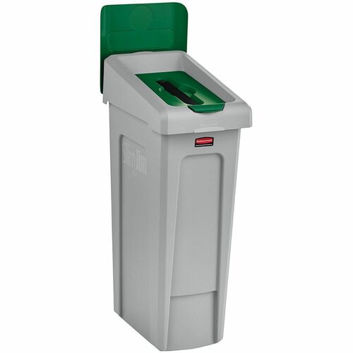 Rubbermaid Commercial RCP2185054 Slim Jim Recycling Station 1-Stream Paper, 23 Gal