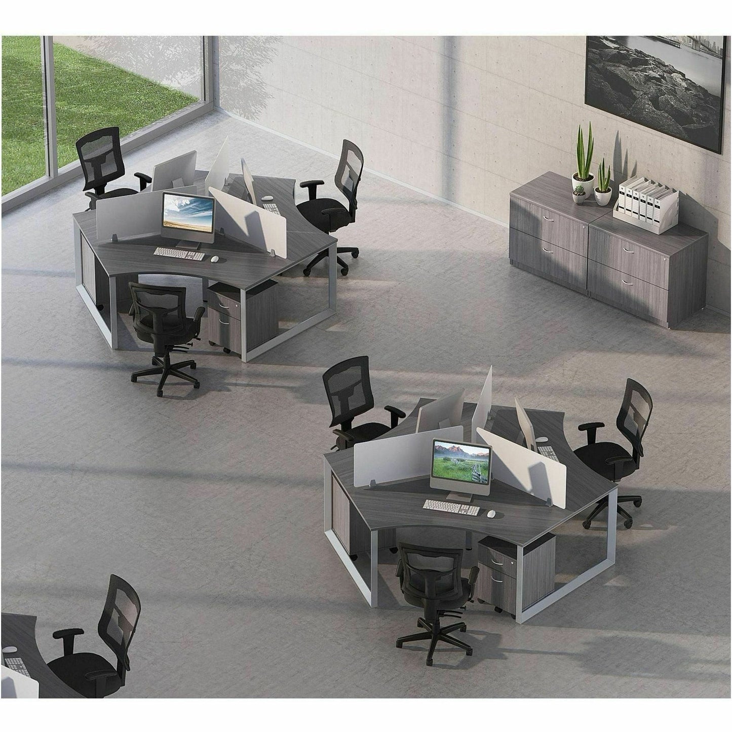 Lorell LLR6200042 Multifunctional Mesh High-back Exec. Chair