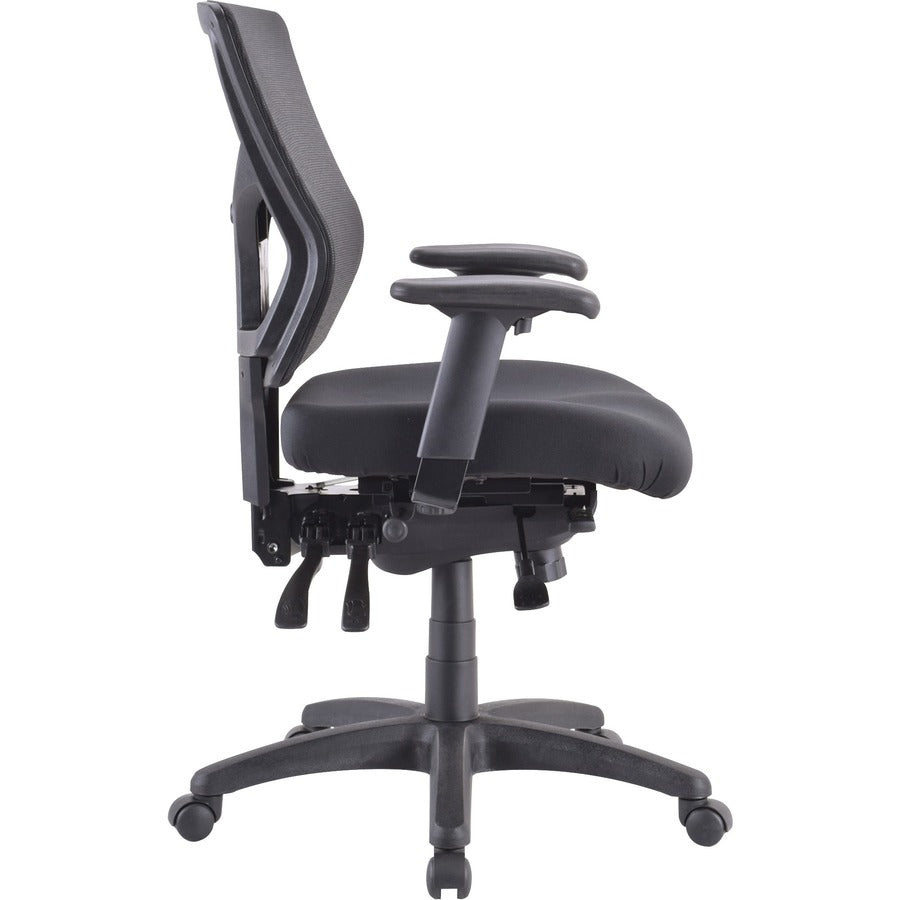 Lorell LLR62001069 Multifunctional Mesh Mid-back Executive Chair