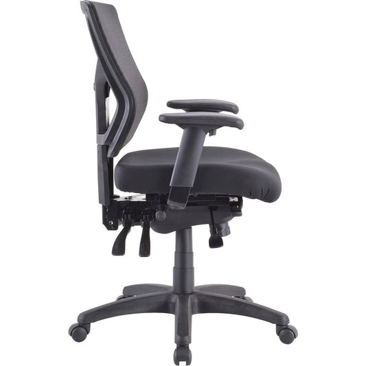 Lorell LLR62001069 Multifunctional Mesh Mid-back Executive Chair