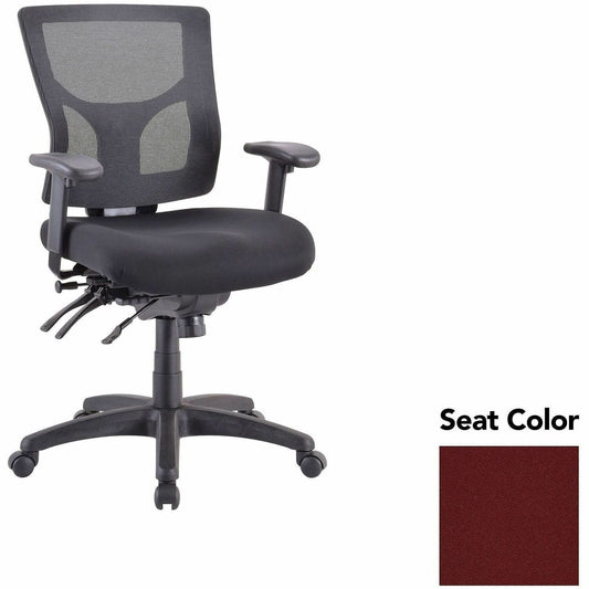 Lorell LLR6200144 Multifunctional Mesh Mid-back Executive Chair
