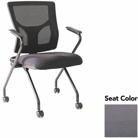 Lorell LLR62019101 Conjure Mesh Training Chairs with Arms