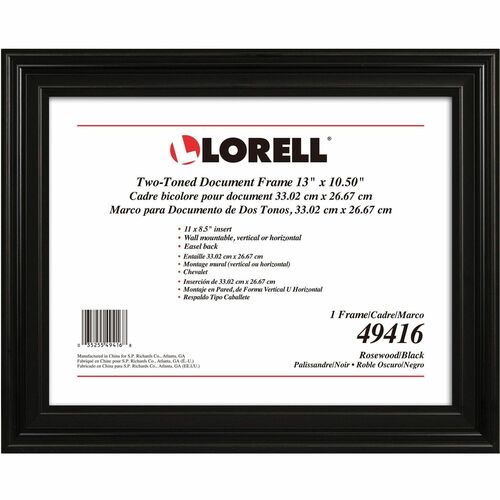 Lorell LLR49416 Two-toned Certificate Frame