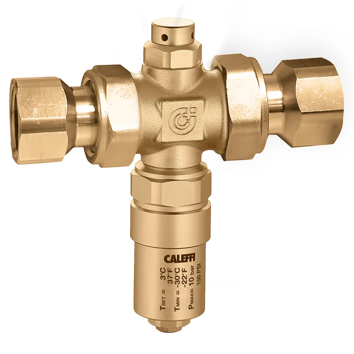Caleffi 108866A iStop™ 1" press union antifreeze valve