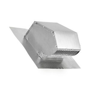 Lambro 109R-R 4 Inch Aluminum Roof Exhaust Vent – Damper – Screen – 1.75 Inch Pipe (Retail)