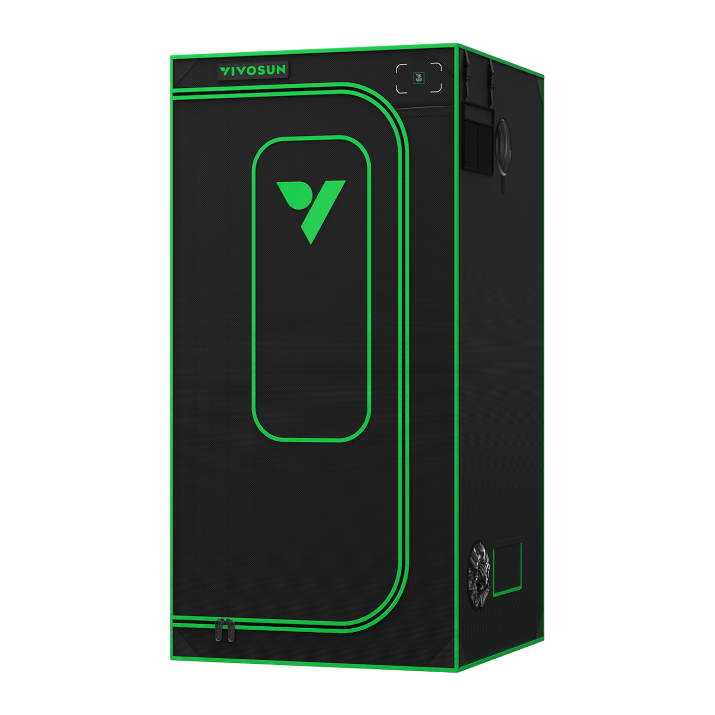 Vivosun Grow Tent Pro 3x3 P336, 2-4 Plants Use, Large Front Window, 36' x 36' x 72', For Indoor Plants Growing