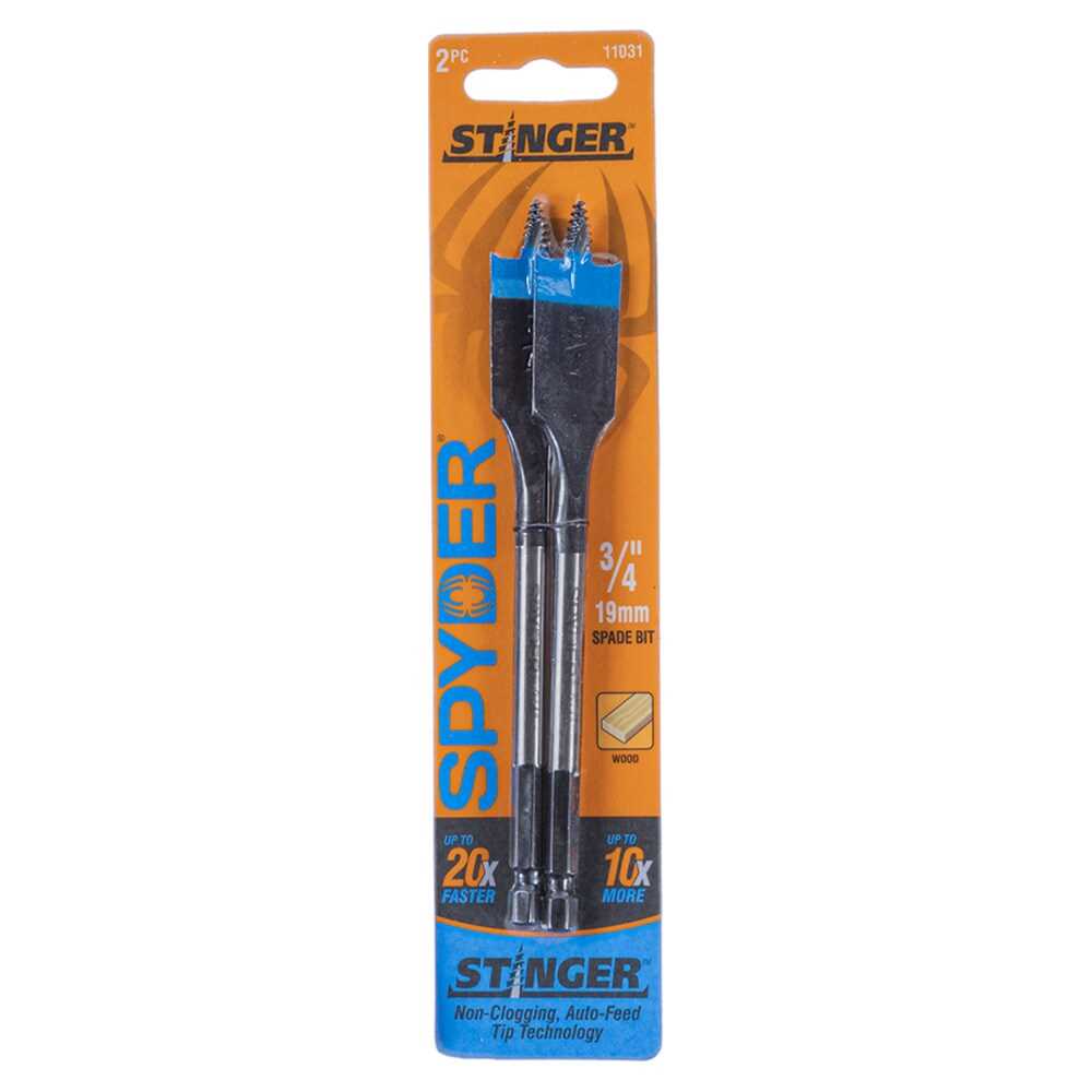 Spyder 11031 Spyder 2-Piece 3/4-In X 6-In Woodboring Spade Drill Bit