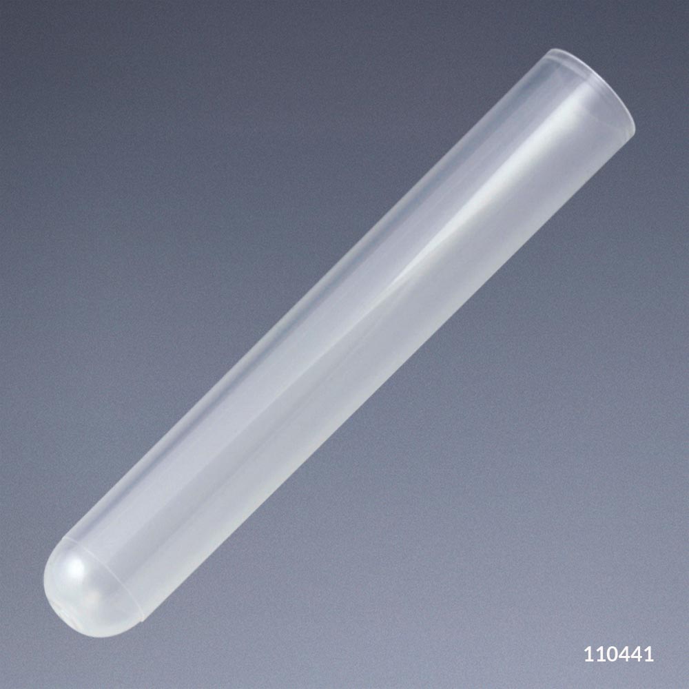 Globe Scientific 110441i Test Tube 12 x 75mm (5mL) PP for use in Instruments, BAG/1000