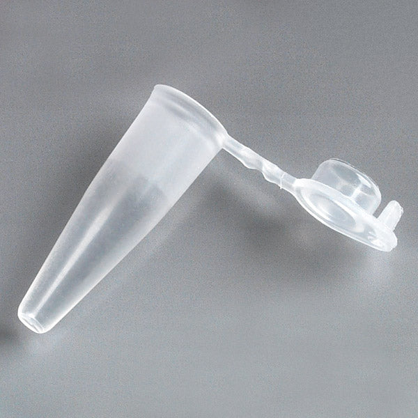 Globe Scientific 110571N PCR Tube 0.2mL Thin Wall PP Attached Flat Top Cap Natural