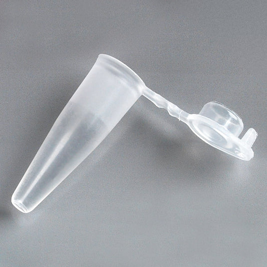 Globe Scientific 110571N PCR Tube 0.2mL Thin Wall PP Attached Flat Top Cap Natural