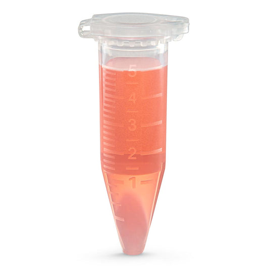 Globe Scientific 111578 Diamond Midi Centrifuge Tube 5.0mL PP Attached Snap Cap Graduated Natural 50/Bag 4 Bags/Unit