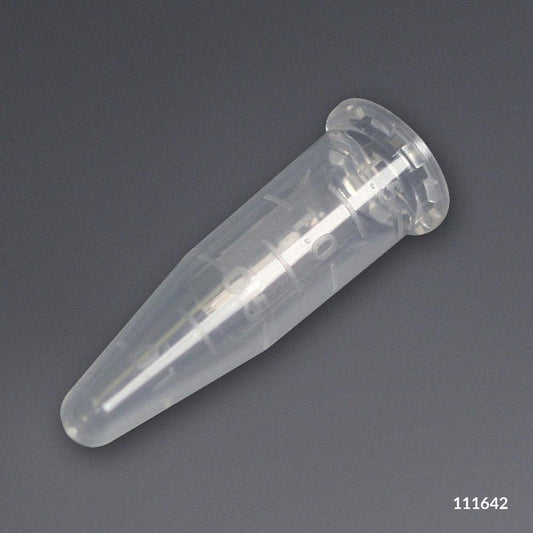 Globe Scientific 111620 Microcentrifuge Tube 2mL PP No Cap Graduated Natural 500/Bag 2 Bags/ Bag