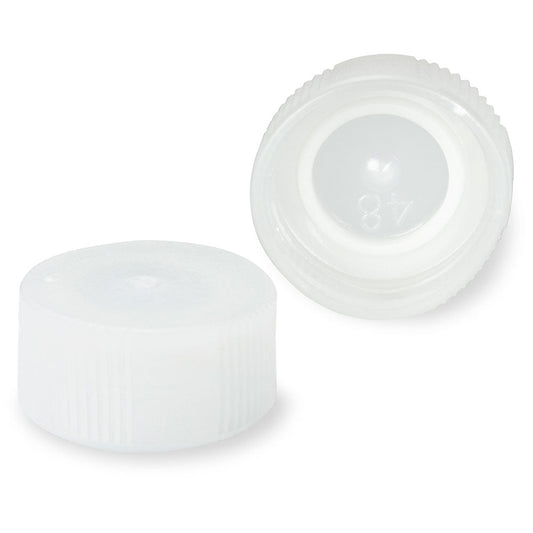 Globe Scientific 111671C Screw Cap for Microtube with O-Ring Clear