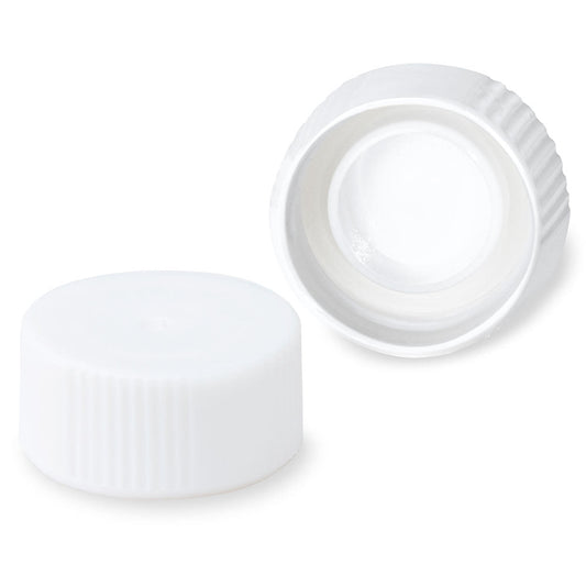 Globe Scientific 111671W Screw Cap for Microtube with O-Ring White