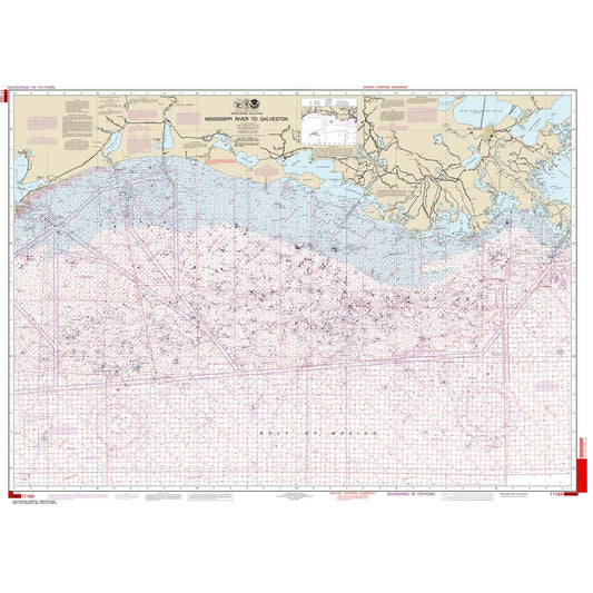 Paradise Clay NO_1116A HISTORICAL NOAA Mississippi River to Galveston (Oil and Gas Leasing Areas)