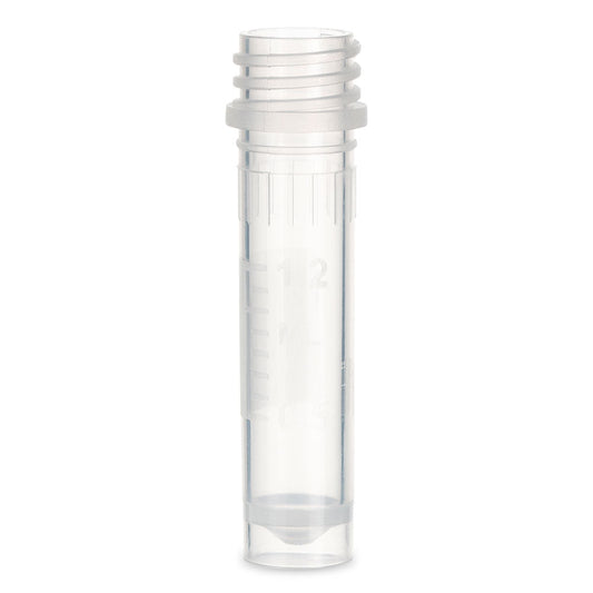 Globe Scientific 111742 Microtube 2mL Self-Standing PP No Cap