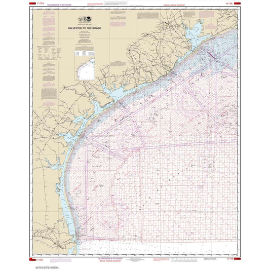 Paradise Clay NO_1117A HISTORICAL NOAA Galveston to Rio Grande (Oil and Gas Leasing Areas)
