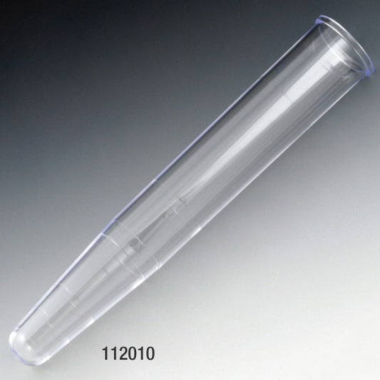 Globe Scientific 112010-500 Centrifuge Tube 16 x 100mm (12mL) PS 500/Bag