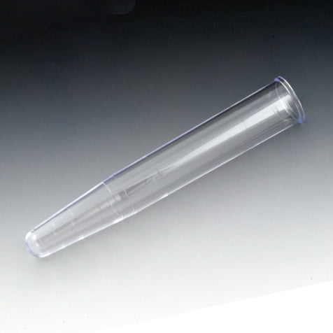Globe Scientific 112010 Centrifuge Tube 16 x 100mm (12mL) PS with Separate White Plug Cap