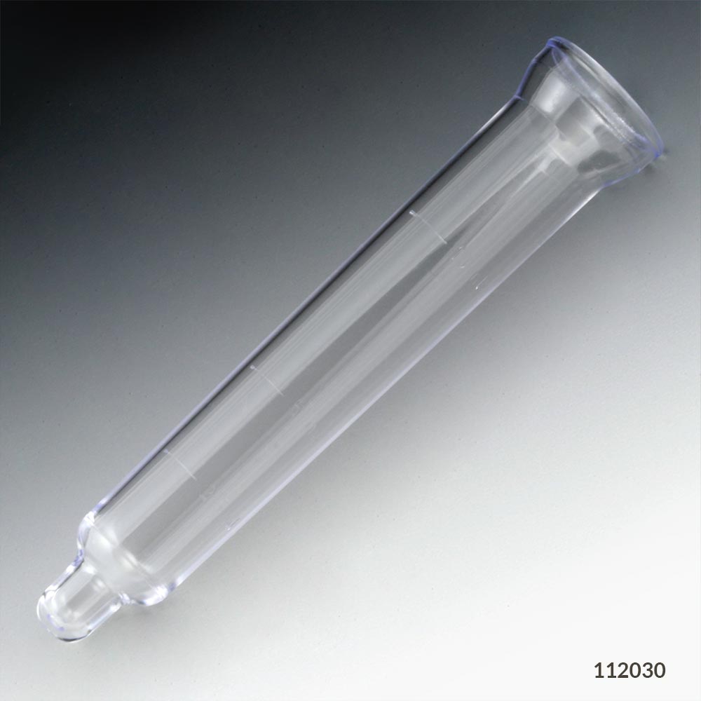 Globe Scientific 112030-500 Tube Urine Centrifuge 12mL with Sediment Bulb and Flared Top PS Graduated to 10 mL