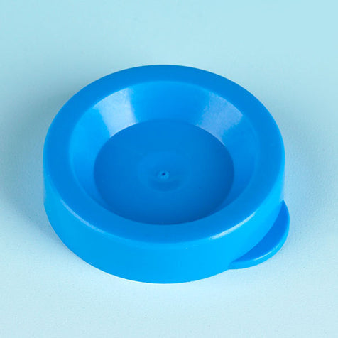 Globe Scientific 113136 Cap Snap PE Blue for Flared Top Urine Tube 500/Bag 3 Bags/Unit