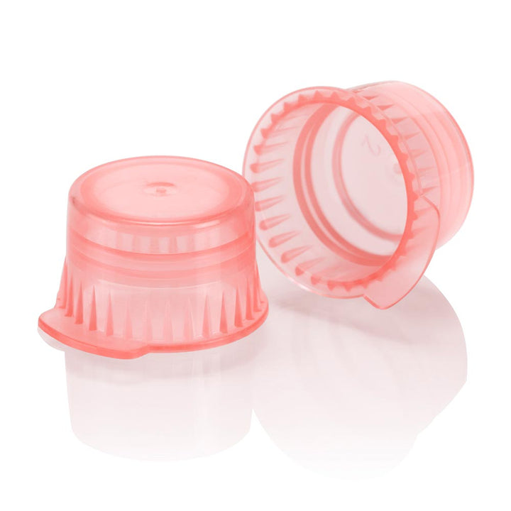 Globe Scientific 113142A Snap cap Translucent gray PE for 12/13mm vacuum and Test tubes