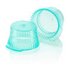 Globe Scientific 113143G Snap Cap Translucent Green PE for 13mm Glass and Evacuated Tubes and 12mm Plastic Test Tubes