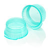 Globe Scientific 113144G Snap Cap Translucent Green PE for 16mm Glass and Evacuated tubes