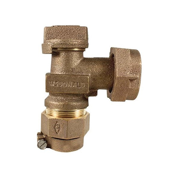 A.Y. McDonald 5123-208 74602-34 1 Angle Plug Valve Pep-9 X Meter -Nl