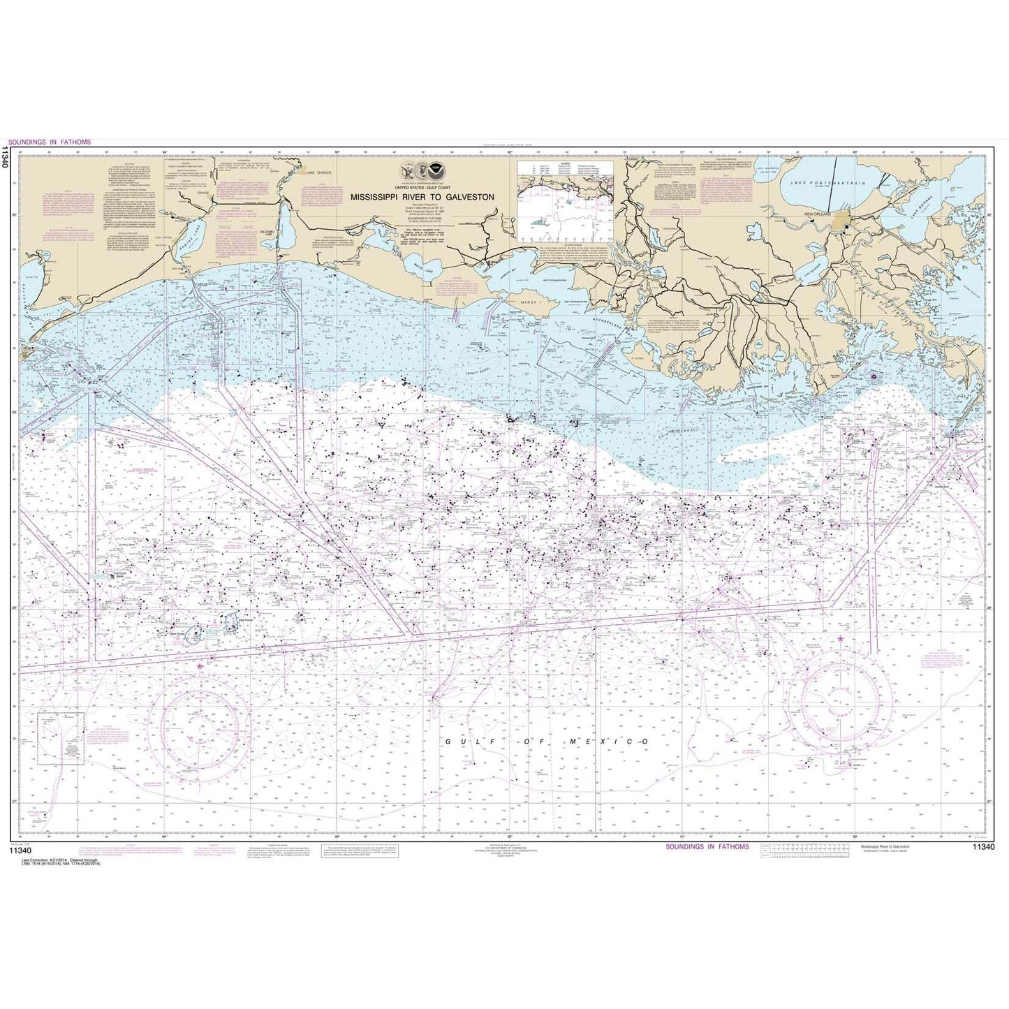 Paradise Clay NO_11340 HISTORICAL NOAA Mississippi River to Galveston