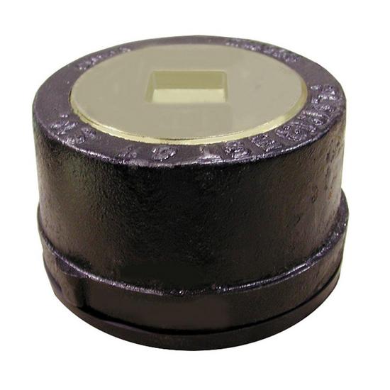 Jones Stephens C36016 6" Service Weight Push-On Cleanout Less Gasket with Countersunk Plug - 2-3/4" Height