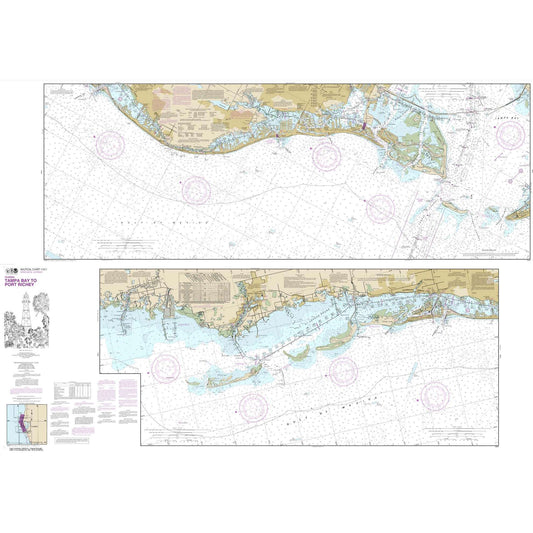 Paradise Clay NO_11411 HISTORICAL NOAA Intracoastal Waterway Tampa Bay to Port Richey