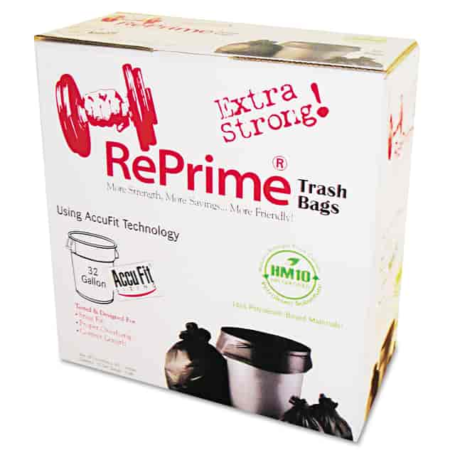 Heritage HERH6644TKRC1CT Accufit Reprime 32 Gallon Can Liners