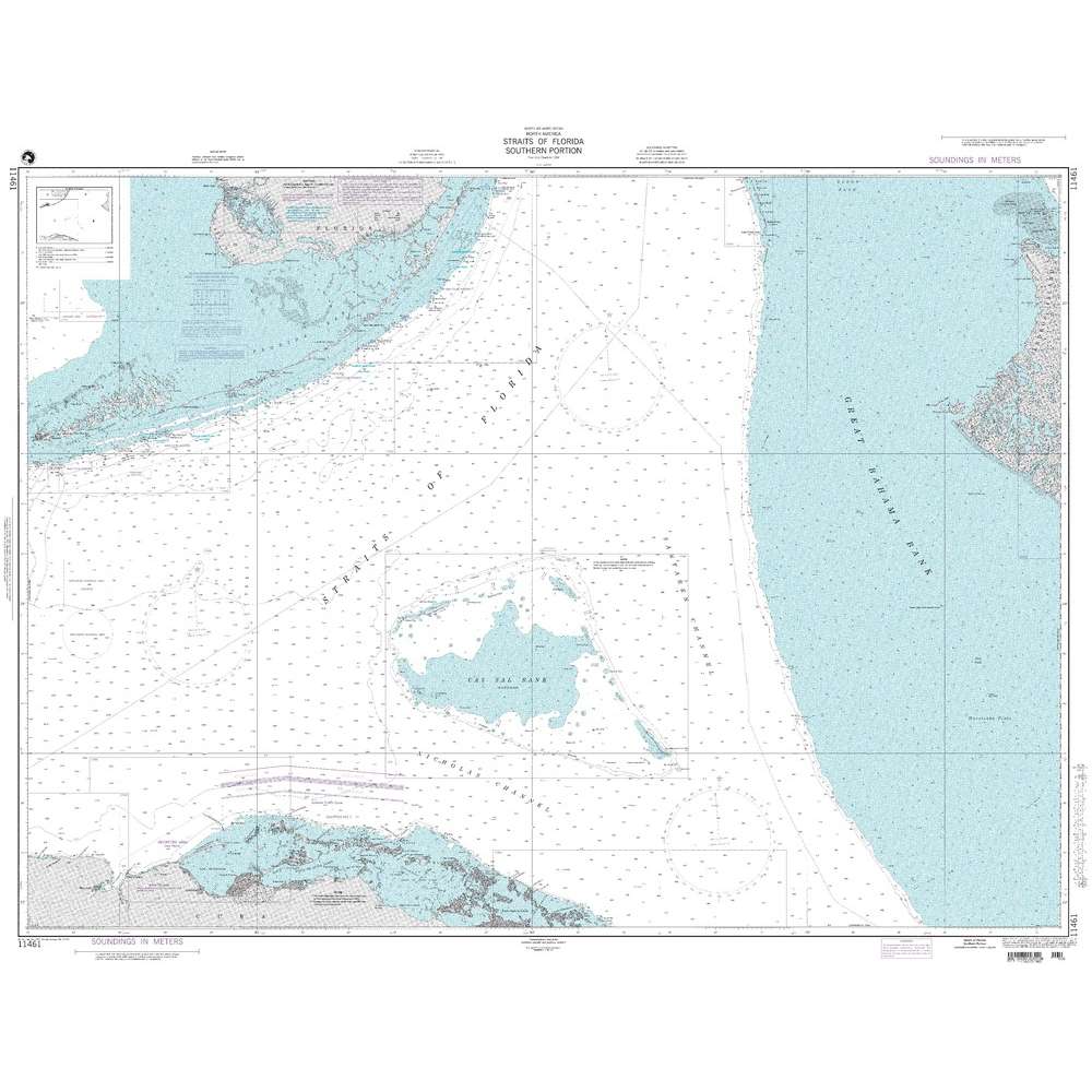 Paradise Clay NGA_11461 NGA Chart Straits of Florida (Southern Portion)