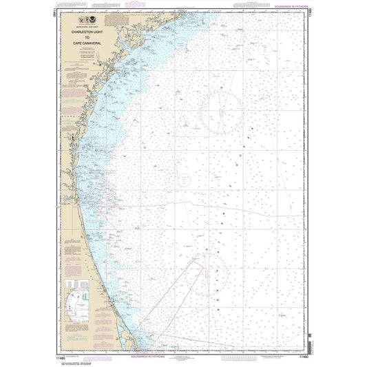 Paradise Clay NO_11480 HISTORICAL NOAA Charleston Light to Cape Canaveral
